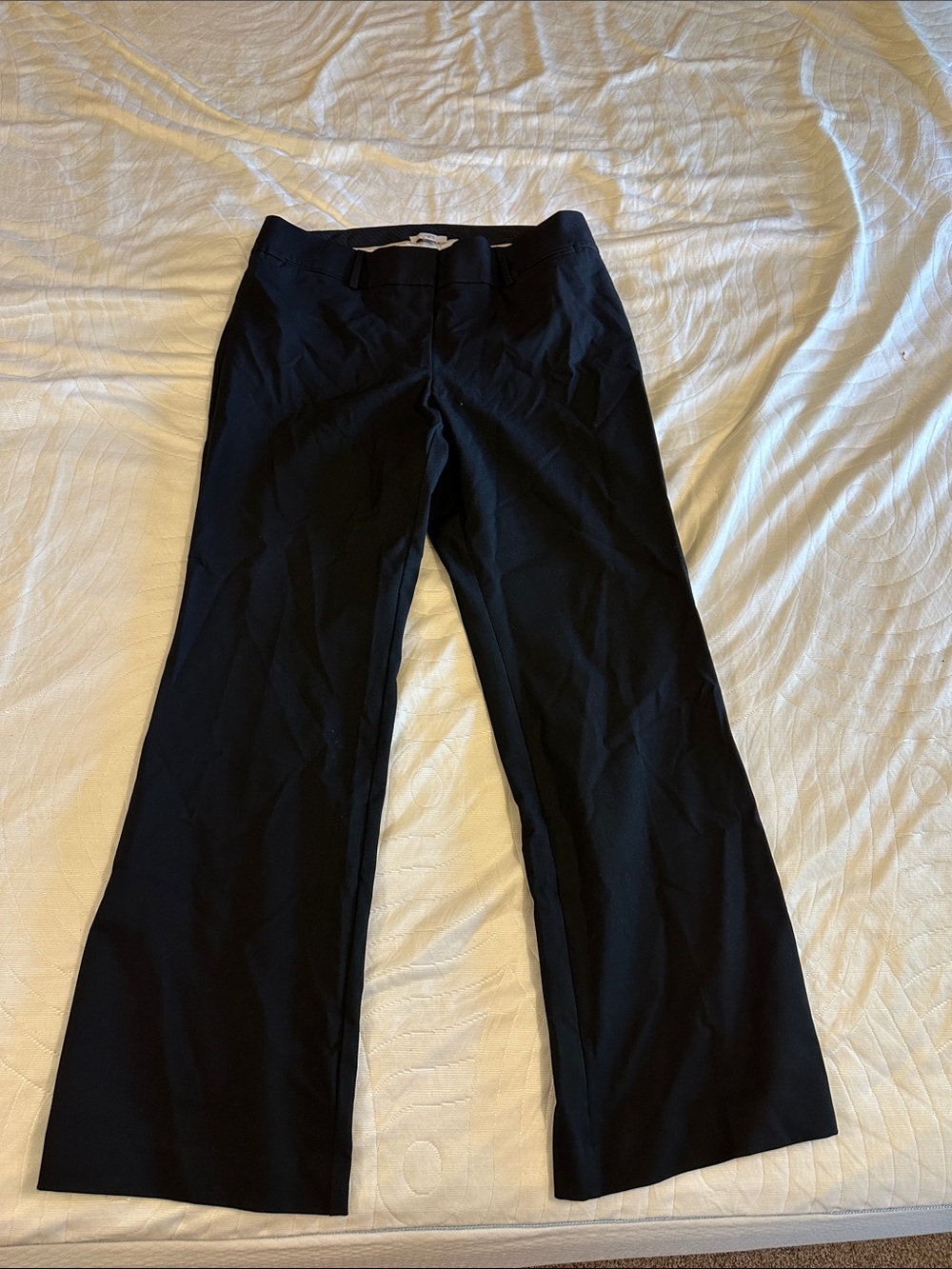 LOFT Black Wide-Leg Dress Pants